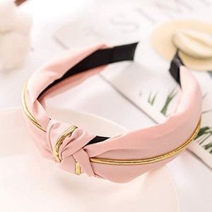 Top-knot pink headband, NWOT